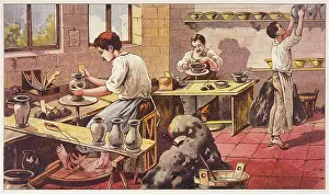 Potters: Potters at Work - 19th century