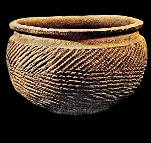 Coarse: Pottery Jar with Rope Prints