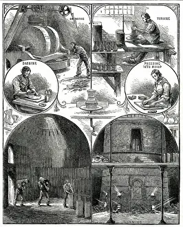 Pressing: Pottery Making scenes