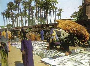 Peddlers: Pottery market in Giza