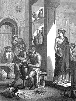 Etruria: Pottery workshop in ancient Etruria