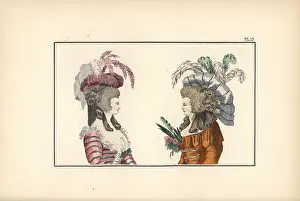 Eloffe: Pouf hat and shell hat in gauze