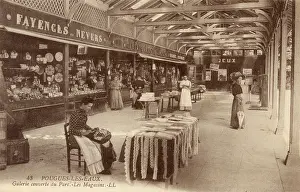 Craftswomen: Pouges-Les-Eaux - Shops in the Covered Gallery
