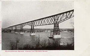 Poughkeepsie: Poughkeepsie Bridge, Dutchess County, NY State, USA