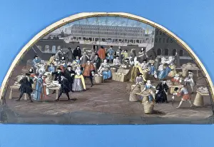 Grands: The poultry and bread market, Paris