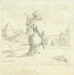 Rabbits: Poultry and game seller, St Petersburg, Russia
