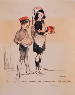 Permission: Pour que papa vienne en permission, s'il vous plait