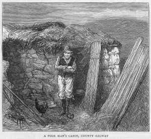 Hovel: Poverty in County Galway 1879