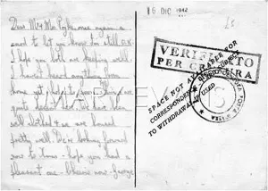Decent: POW POSTCARD 1942