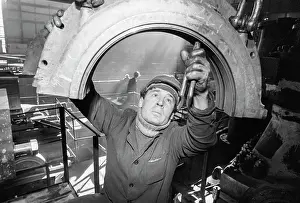 Turbine: Power plant under construction