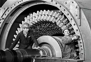 Assemble: Power plant generator assembly