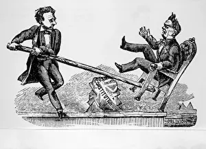 Splitter: The Power of the Rail, political cartoon ?