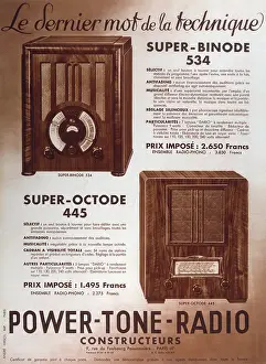 Radios: POWER-TONE RADIO ADVERT