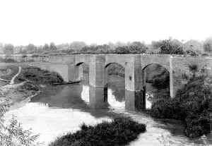 Powick: Powick, Old Bridge 1906