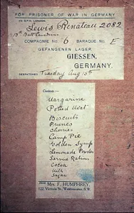 Prunes: POWs at the Giessen prisoner of war camp, Germany