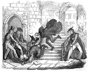 Jul17: Practical joke in university town, c.1820