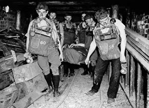 Preservers: Practice of a rescue operation in a mine