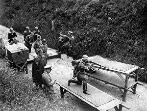 Gewehr: Practice at the shooting range, 1938