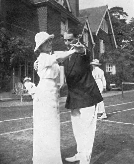 Myrtle: Practising the tango, 1913