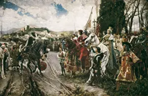 Historicism: PRADILLA ORTIZ, Francisco (1841-1921). The Surrender