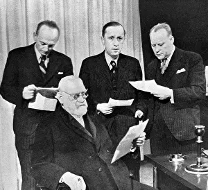 Capek: Prague 1937, Peace Message was broadcast on Christmas