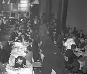 Studentske: Prague 1938, student Cafeteria in Dejvice