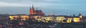 Strana: Prague Castle and St Vitus Cathedral, Prague, Czech Republic