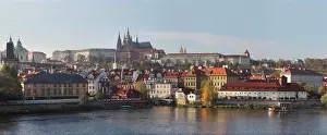 Strana: Prague Castle and St Vitus Cathedral, Prague, Czech Republic