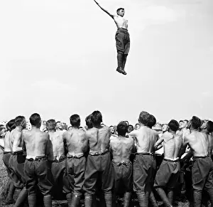 Sokol: Prague, Czechoslovakia 1938, men competing in