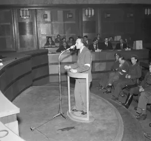Wahl: Prague, Czechoslovakia - 1950. Show trial constructed