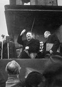 Inflict: Prague - February 1948 - Gottwald waves the crowd