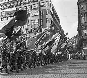 Pragues: Prague - May Day parade in 1949