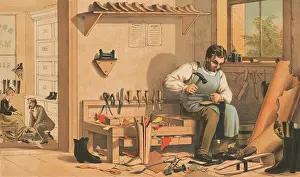 Customer: Prang's aids for object teaching, shoemaker