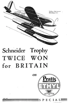 Ethyl: Pratts Ethyl Aviation Fuel : Schneider Trophy
