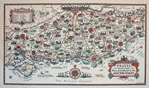 Thrities: Pratt's High Test Plan of the Roads to the South Coast