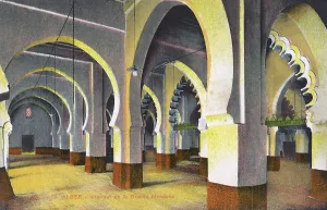Whitewashed: Prayer Hall of the Great Mosque of Algiers, Algeria