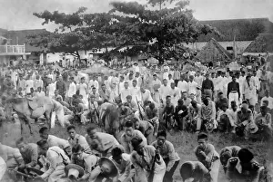 Pacification: Prayer Before the Surrender as Filipino men surrender