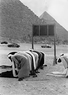 Febraury: Prayers at the pyramids
