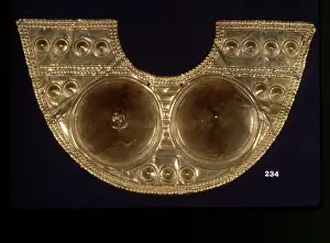 Breastplate: Pre-Columbian gold breastplate