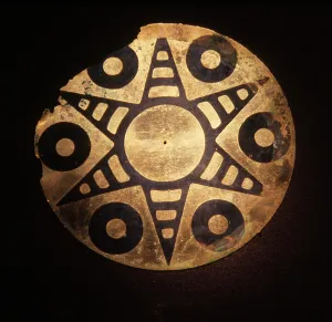 Incas: Pre-Columbian gold disc pendant