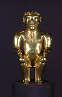 Incas: Pre-Columbian gold human figure