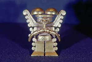 Hammered: Pre-Columbian gold object