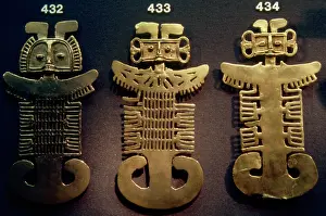 Hammered: Pre-Columbian gold pectorals in human shape