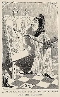 Mar21: A Pre-Raphaelite finishing his picture