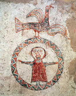 Pre Romanesque: Pre Romanesque art. Spain. 10th Century. Prayerful. Church o