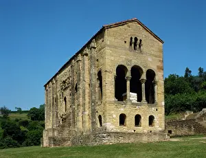 Pre Romanesque: Pre-Romanesque Asturian architecture. Spain. Church of St Ma