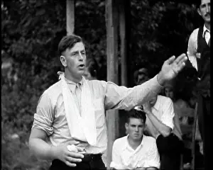 Sermon: Preacher, Albert Teaster Delivering a Sermon