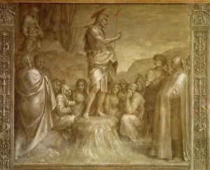 1515: Preaching of the Baptist, by Andrea del Sarto