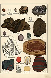 Gotthilf: Precious stones and crystals including quartz, amethyst, etc