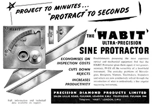 Sine: Precision Diamond : Machine Tools. HABIT Sine Protractor